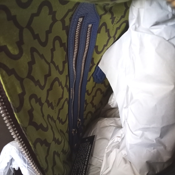 🔵 NWT orYany Royal Blue Leather Satchel Bag - Beautiful Firm Price - Picture 12 of 16